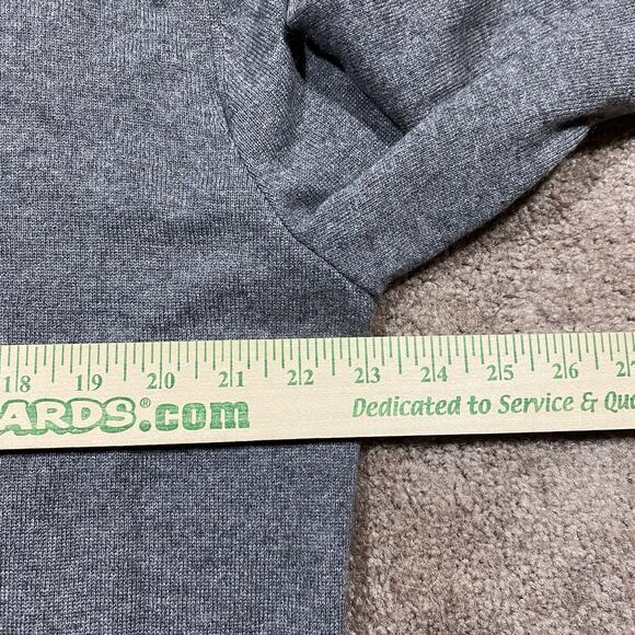 Fairway Greene Cashmere Sweater L Hong Kong Gray 100% Cashmere V Neck - Picture 7 of 9